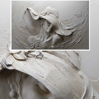 Niestandardowe tapety 3D stereoskopowe tłoczone szare piękno obraz olejny nowoczesny abstrakcyjny ściana artystyczna Mural salon tapeta do sypialni 5